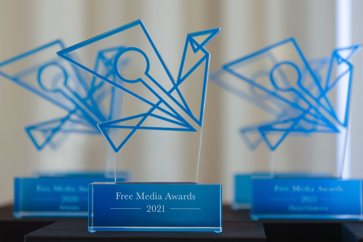 Free Media Awards 2023 запрашае намінаваць на прэмію журналістаў і медыя