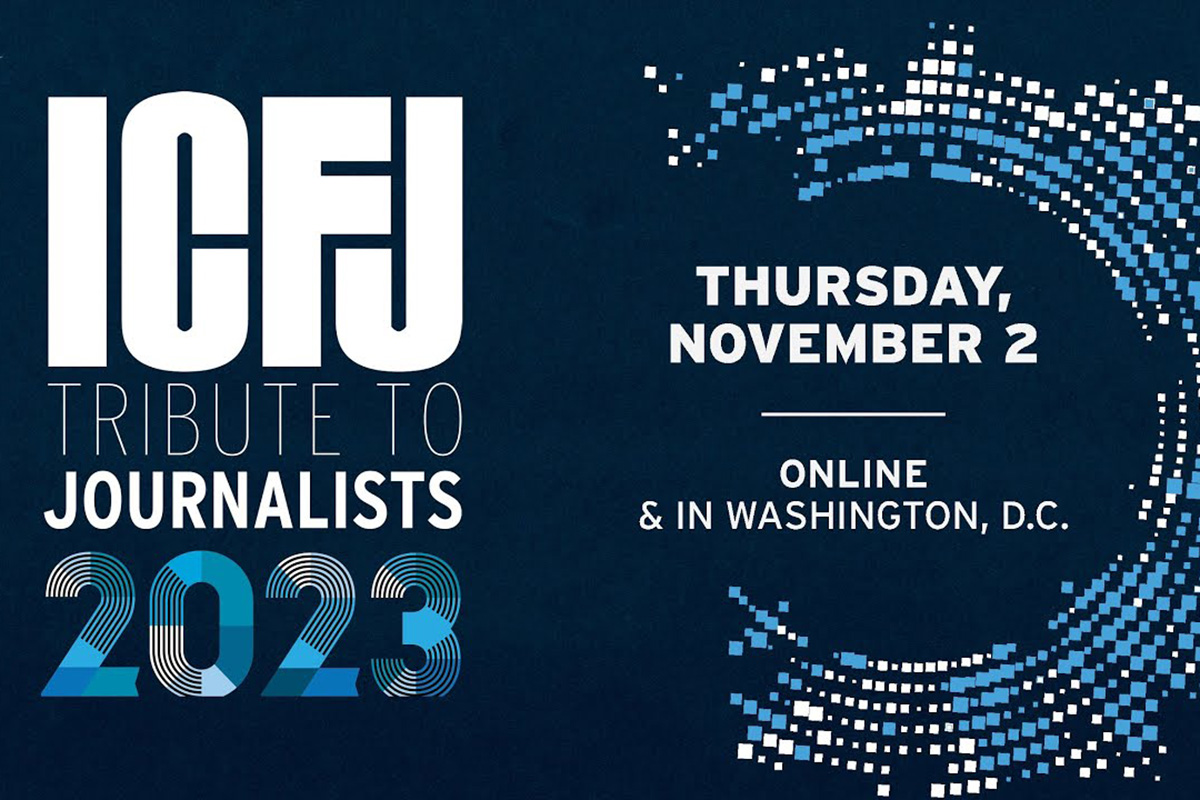 Узнагароджанне журналістаў ад ICFJ (Tribute to Journalists 2023)
