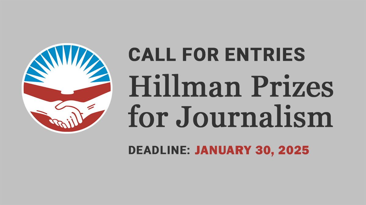 Hillman Prizes 2025 для журналістаў