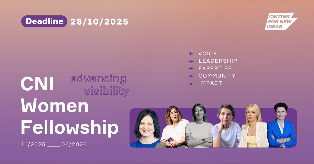 Праграма CNI Women Fellowship advancing visibility для беларускіх экспертак